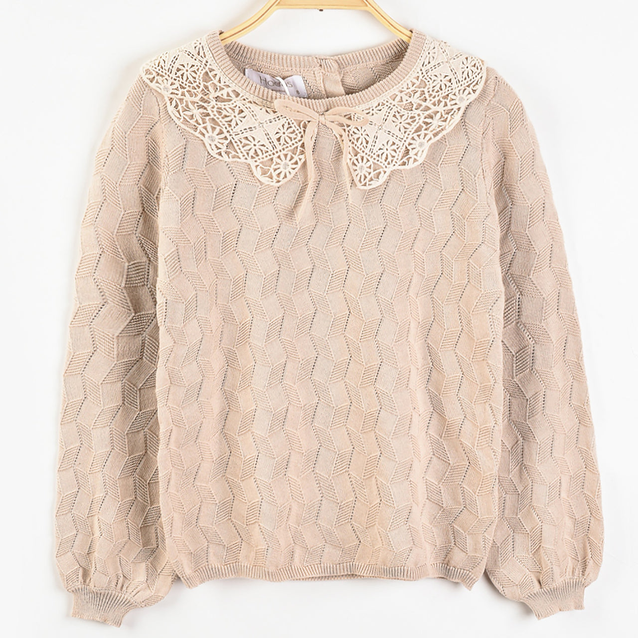 Hadas Lace Collar Knit Sweater