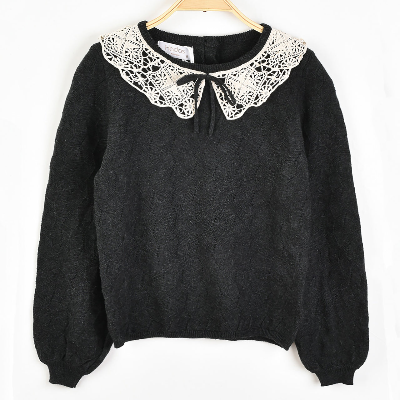 Hadas Lace Collar Knit Sweater