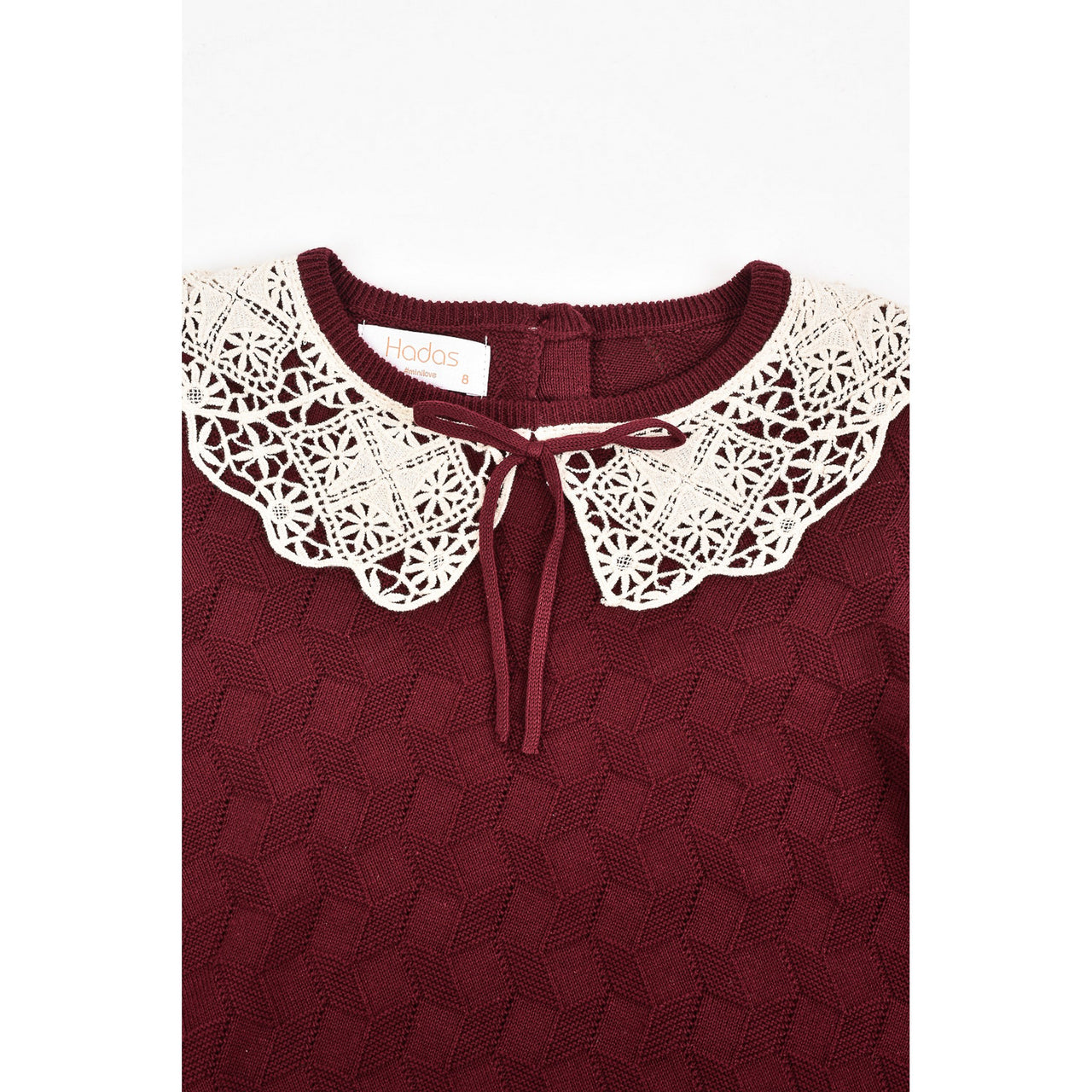 Hadas Lace Collar Knit Sweater