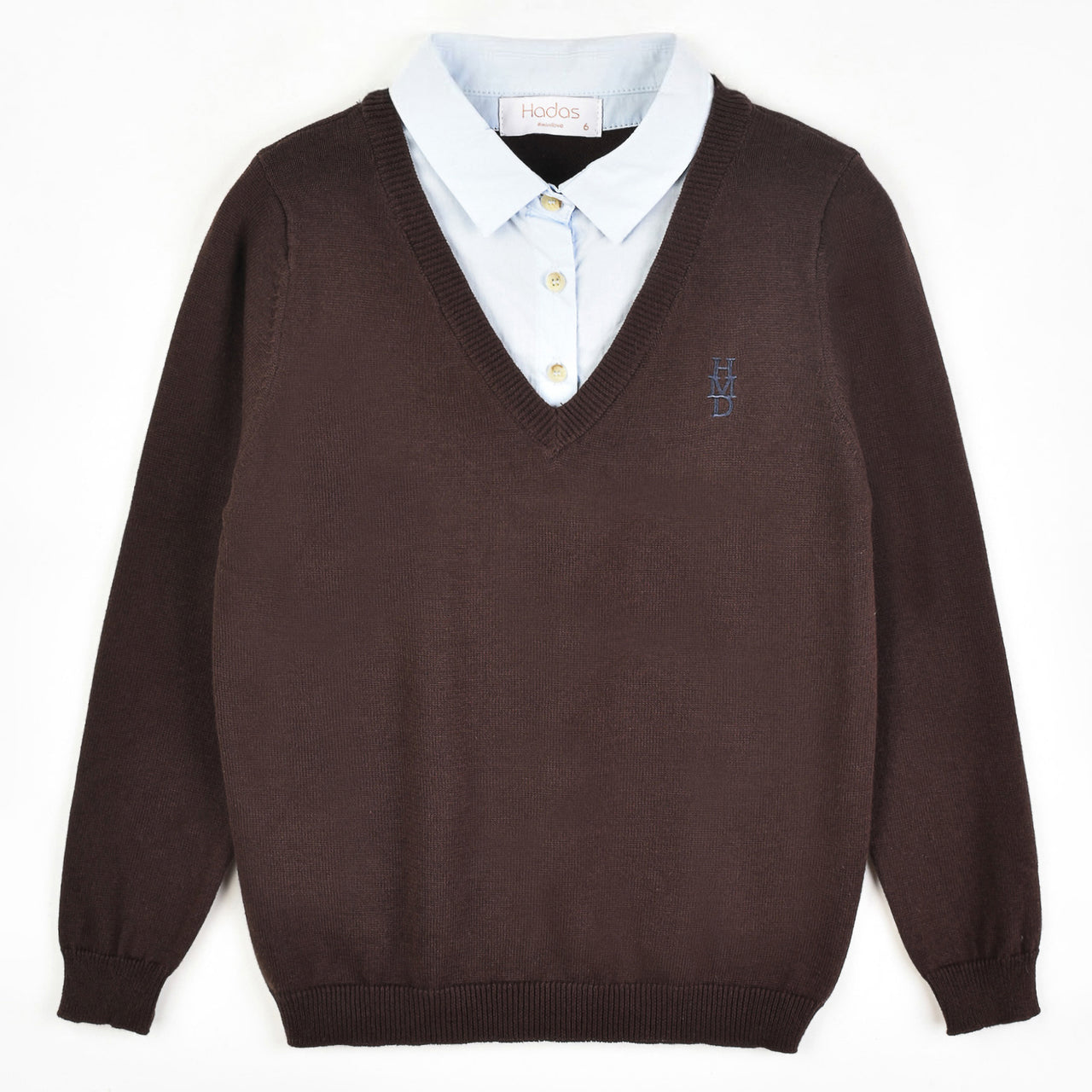 Hadas Knitted Collared Sweater