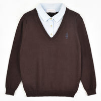 Hadas Knitted Collared Sweater