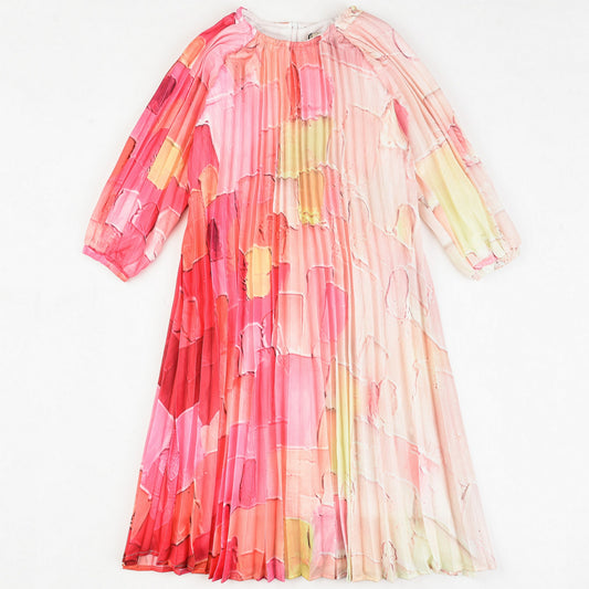 Melange Arabella Pleated Dress