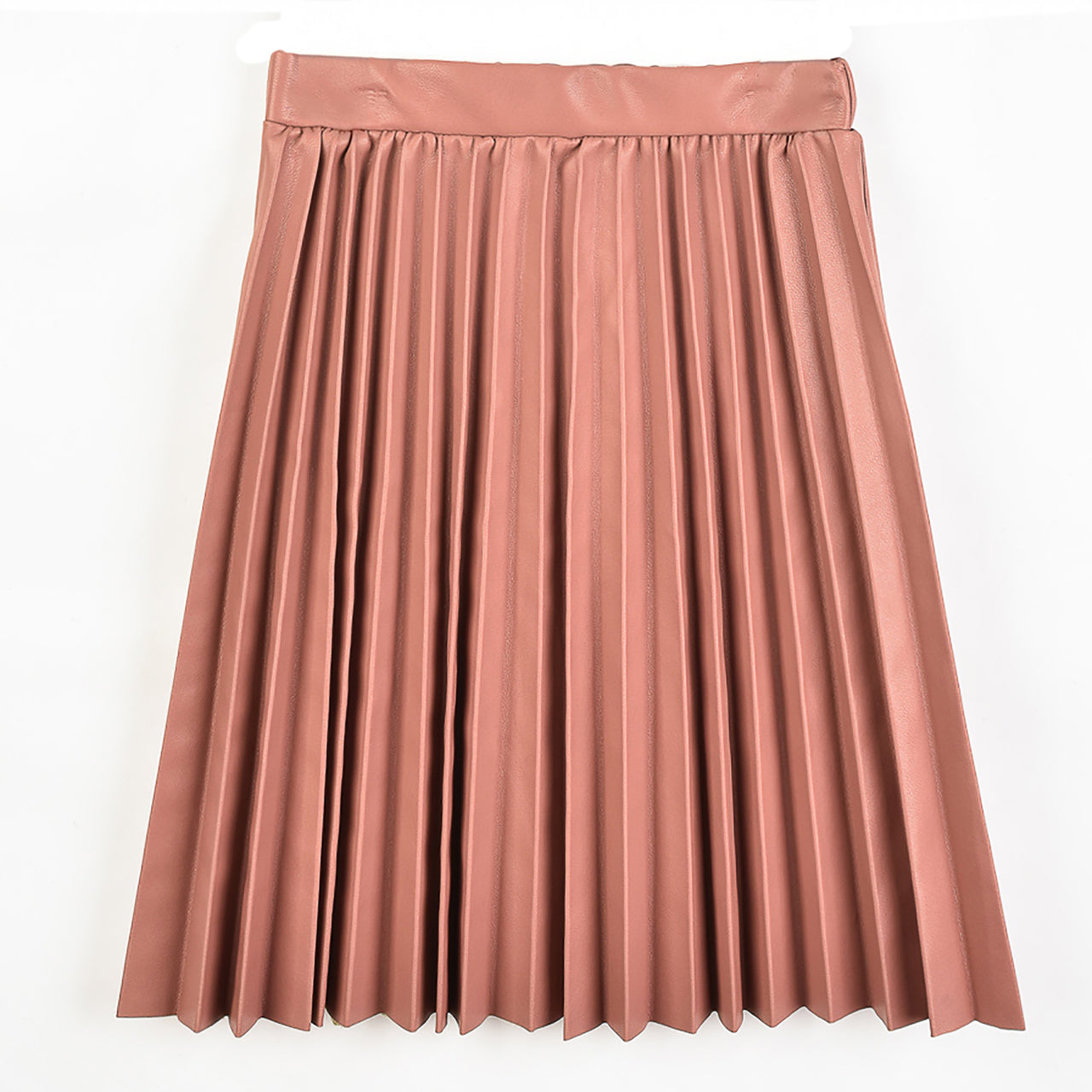 Hadas Pleated Pleather Skirt