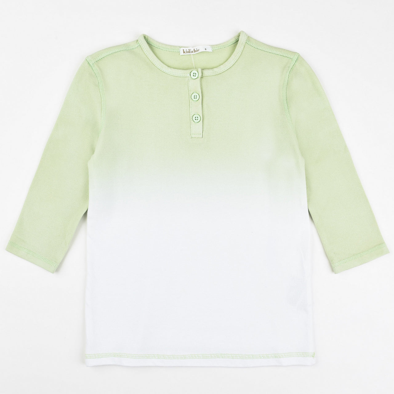 Girls Dip Dye Henley