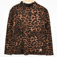 Hadas Animal Print Mockneck