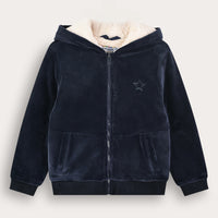 Velour Fur Hoodie