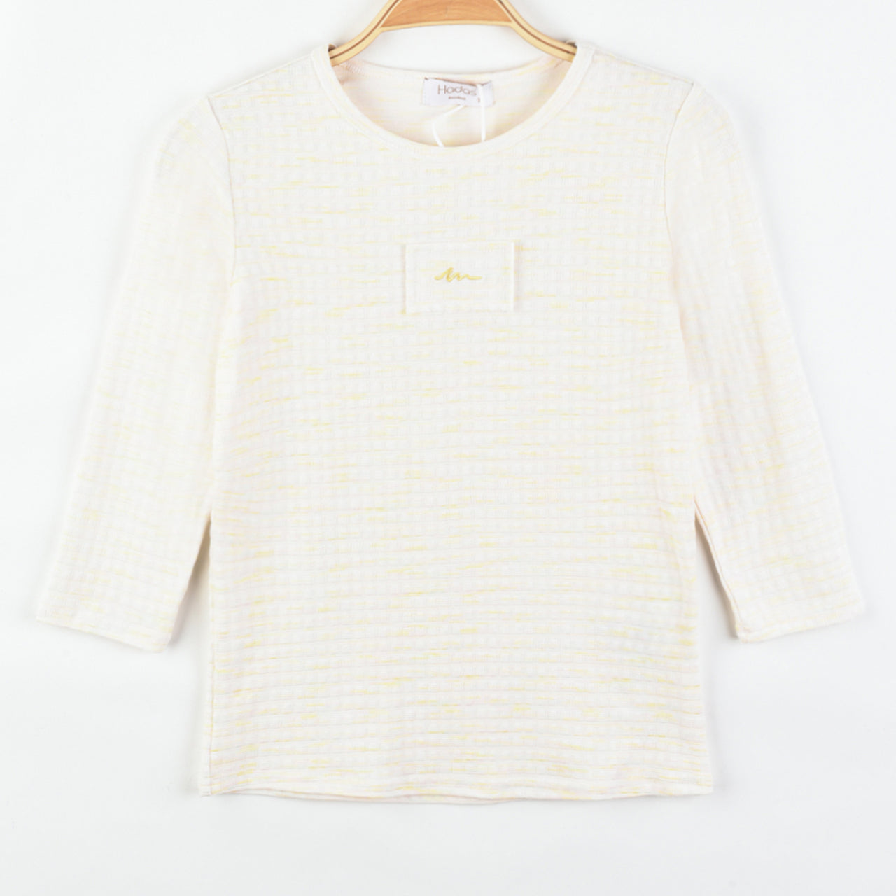 Hadas 3/4 Sleeve Colorful Fabric-T