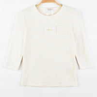 Hadas 3/4 Sleeve Colorful Fabric-T