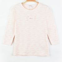 Hadas 3/4 Sleeve Colorful Fabric-T