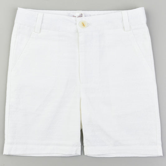 Hadas Textured Linen Shorts