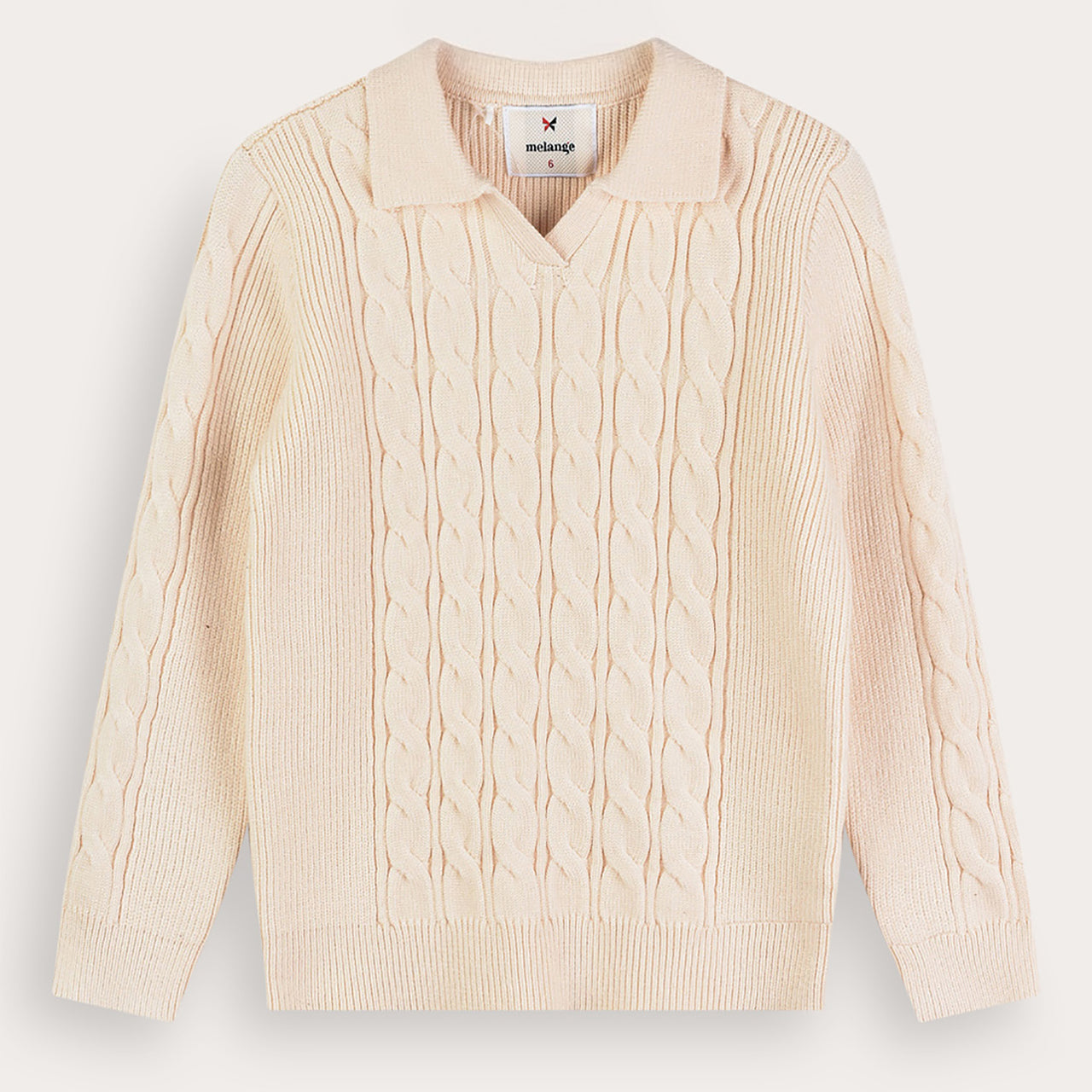 Melange Cables Sweater