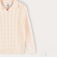 Melange Cables Sweater
