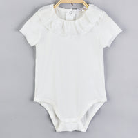Hadas Soft Lace Baby Onesie