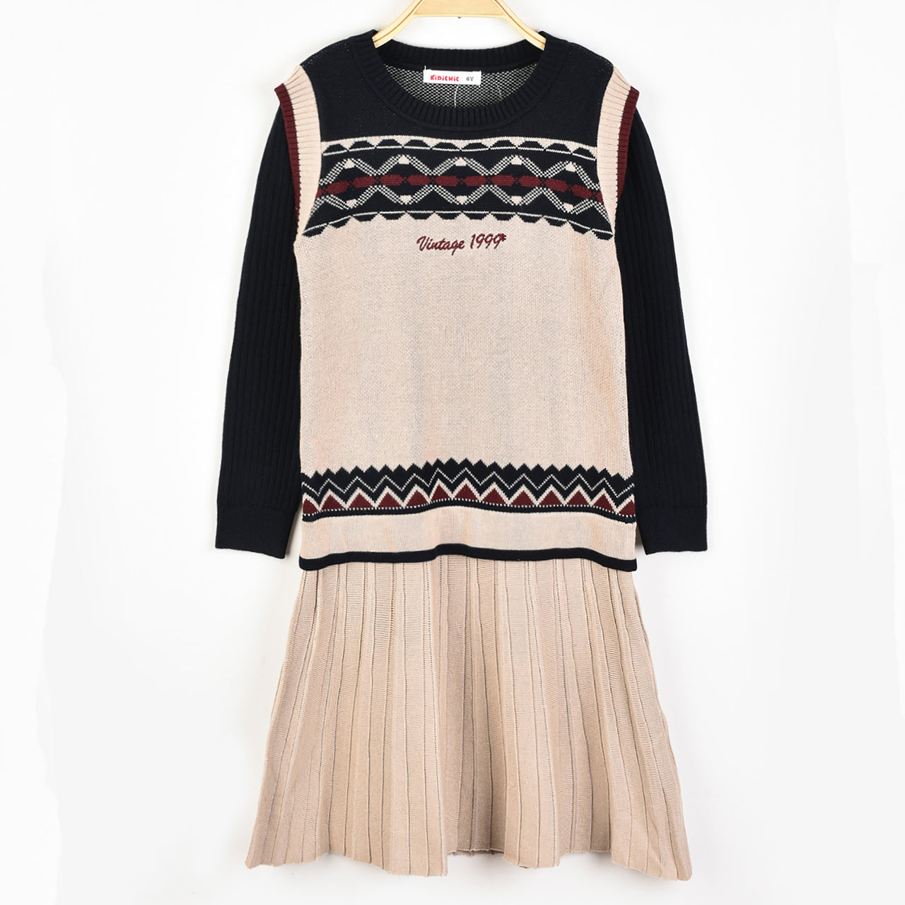 Jacquard Knit Dress