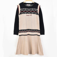 Jacquard Knit Dress