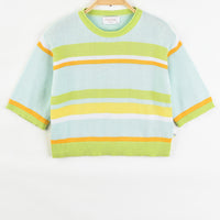 Hadas Girls Knit Stripe  Top