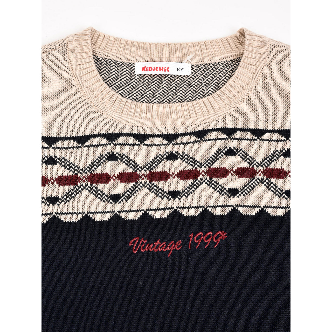 Jacquard Knit Dress