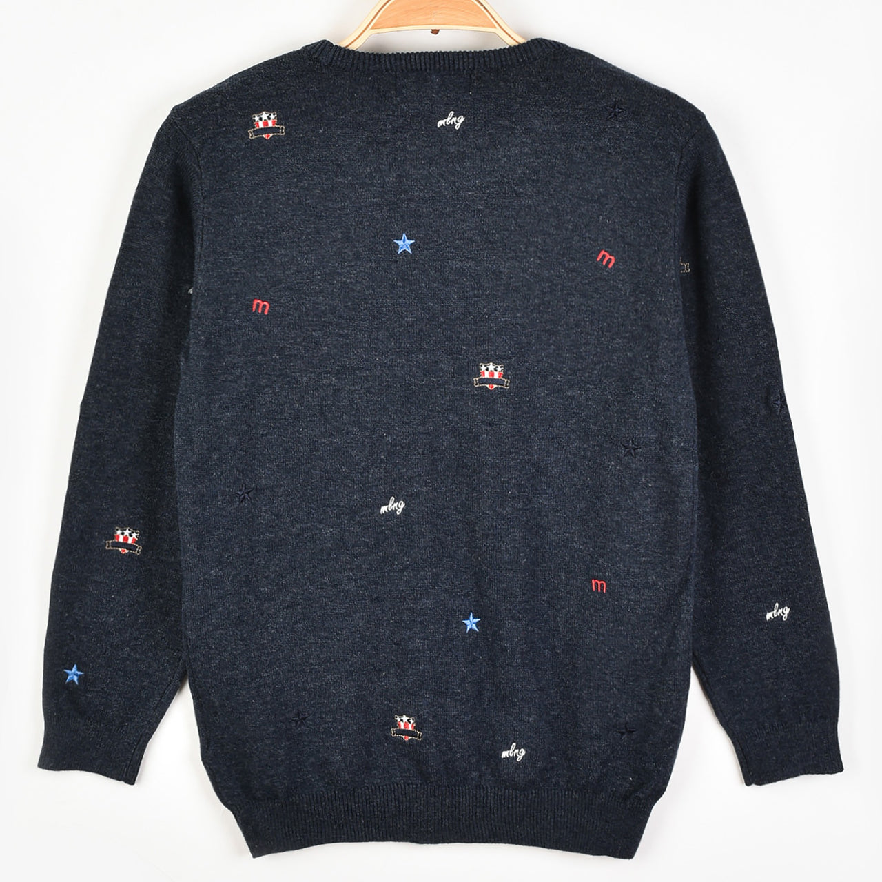 Melange Boys EMB Knit Sweater