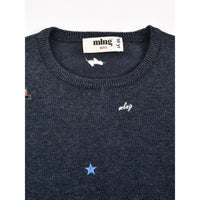 Melange Boys EMB Knit Sweater