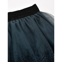 Melange Lace Tulle Skirt