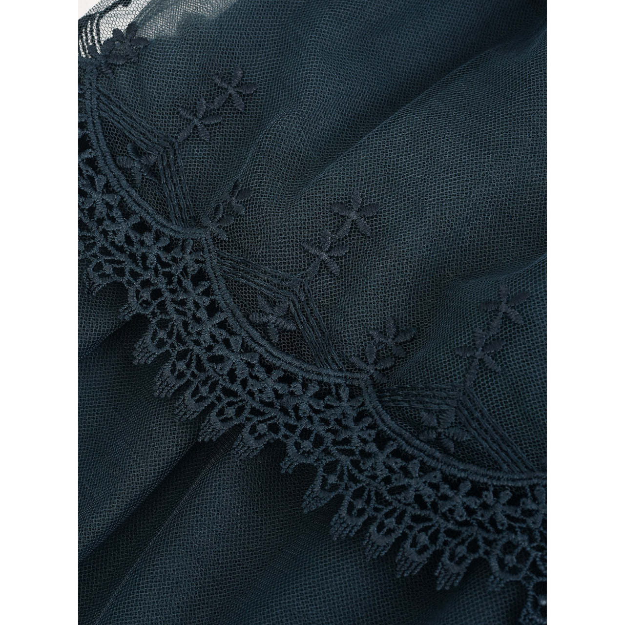 Melange Lace Tulle Skirt
