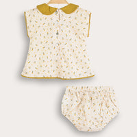 Baby Floral Pleated Set/Dress