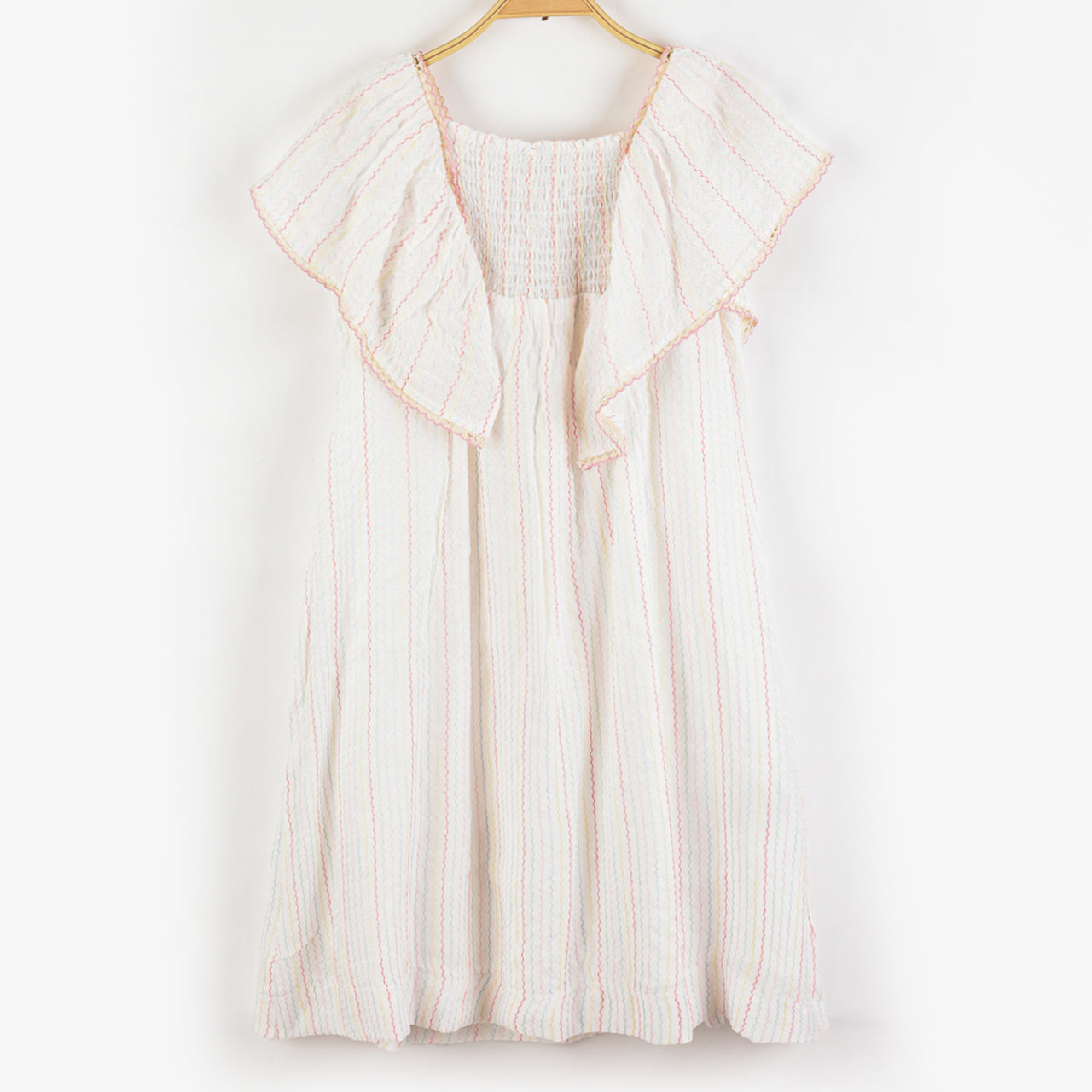 Hadas Smocked Ruffle Dress