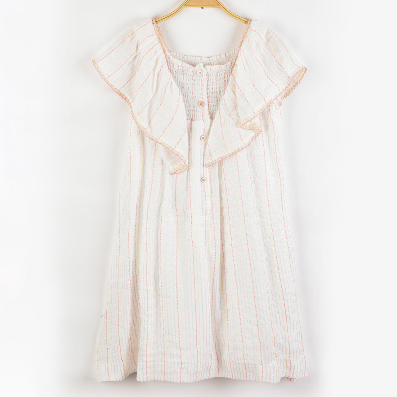 Hadas Smocked Ruffle Dress