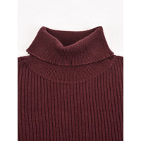 Melange Rib Knit Golf Top