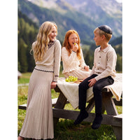 Melange Knit Skirt