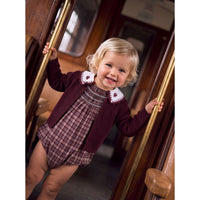 Melange Rowan Checkered Romper Set/ Dress