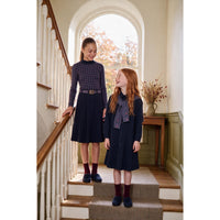 French Terry Collar Dress