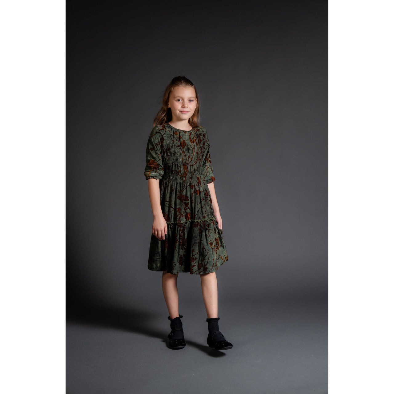 Adaira Velvet Dress - Kidichic