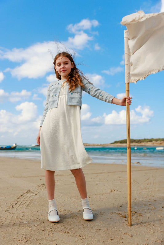 Amara Knit Cardigan Dress - Kidichic