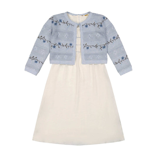 Amara Knit Cardigan Dress - Kidichic