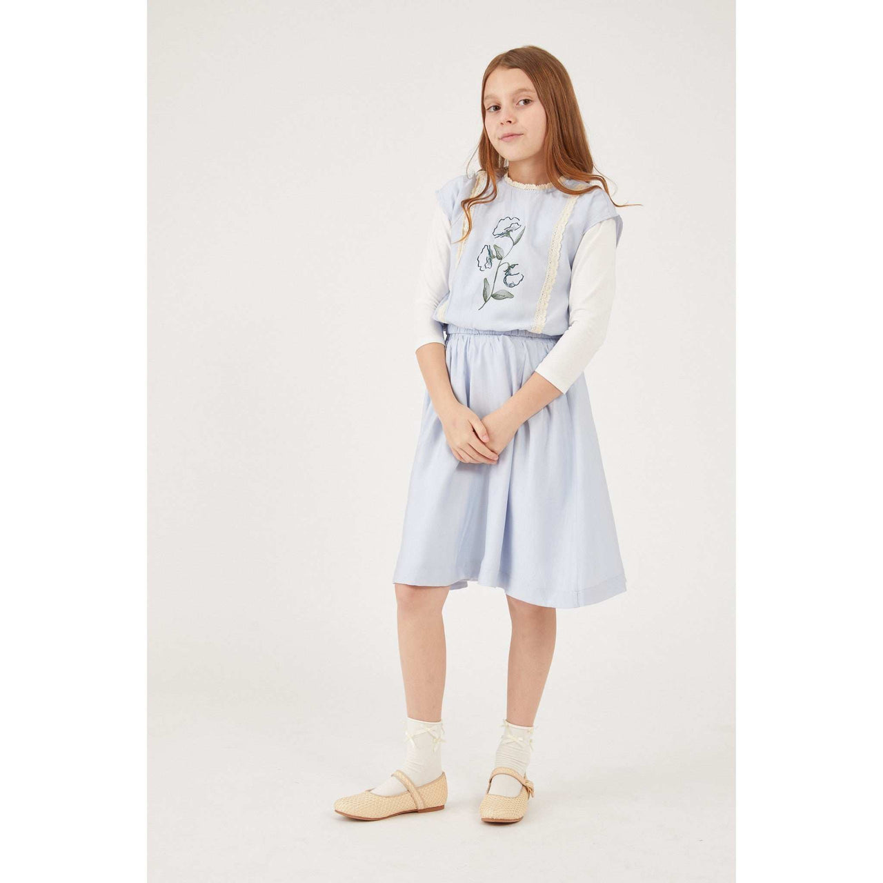 【AAKE】VOLUME MIDI SK Z Supply Nicoline Crinkle Satin Midi Skirt - Women's Skirts