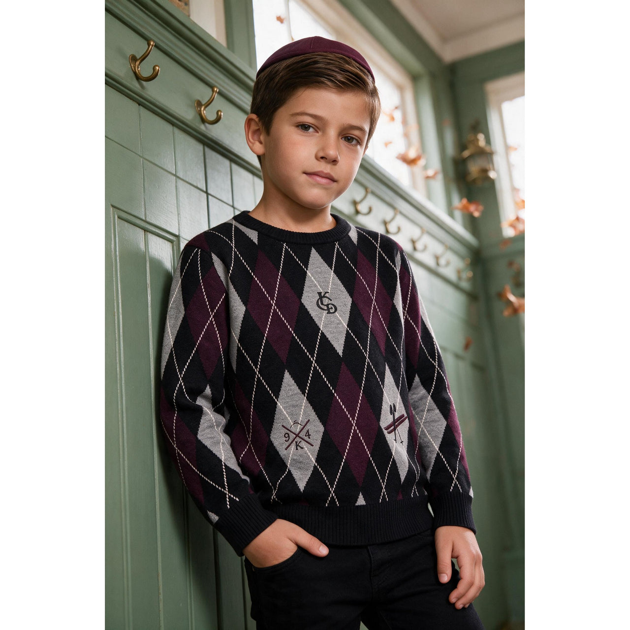 Boys Argyle Sweater