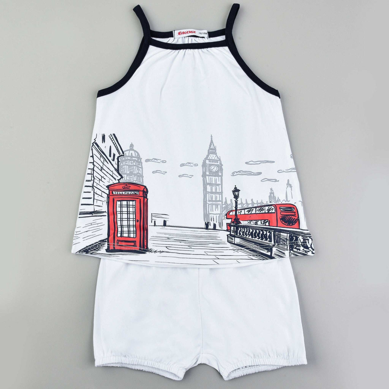 Baby Girl London Print Set - Kidichic