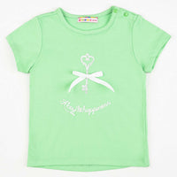 Baby Girl S.S Key Print T-Shirt - Kidichic