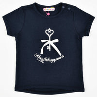 Baby Girl S.S Key Print T-Shirt - Kidichic