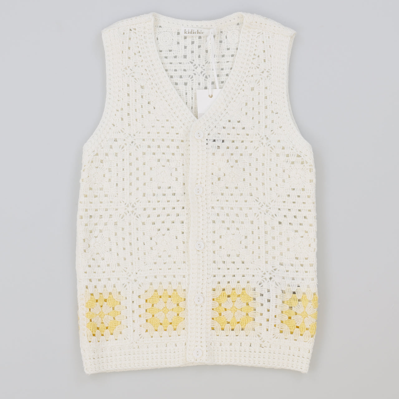 Boys Crochet Knit Vest