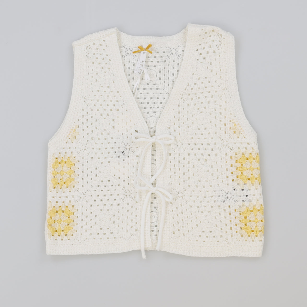 Girls Crochet Knit Vest