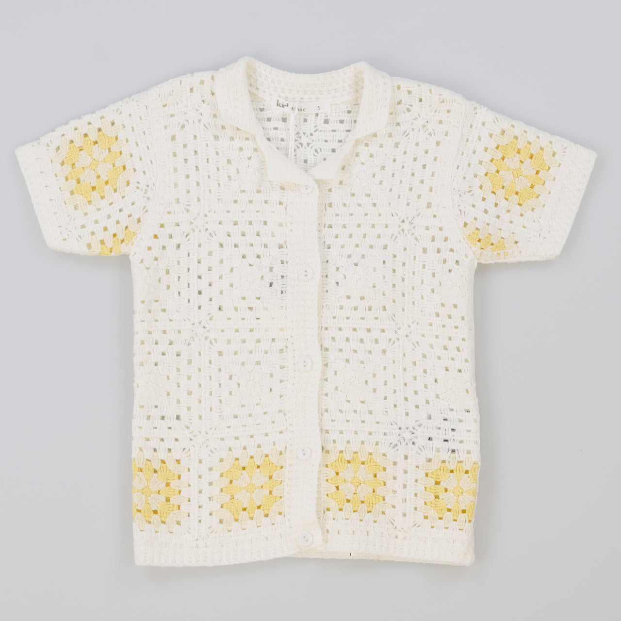 Boys Crochet Knit Top