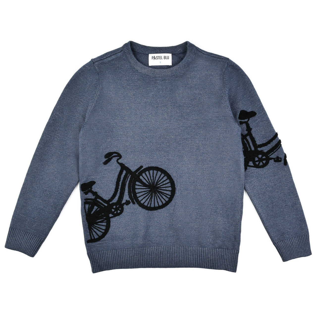 Bicycle Print Sweater - Kidichic