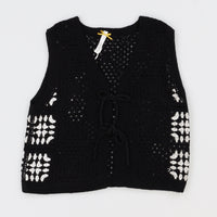 Girls Crochet Knit Vest