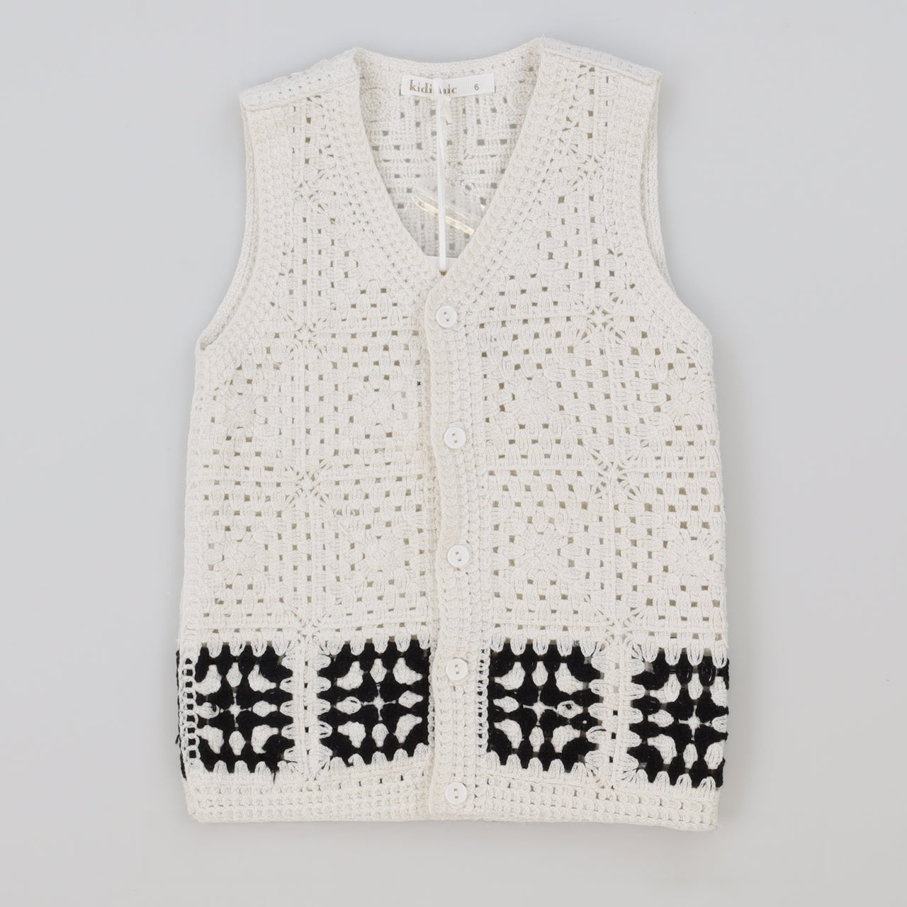 Boys Crochet Knit Vest