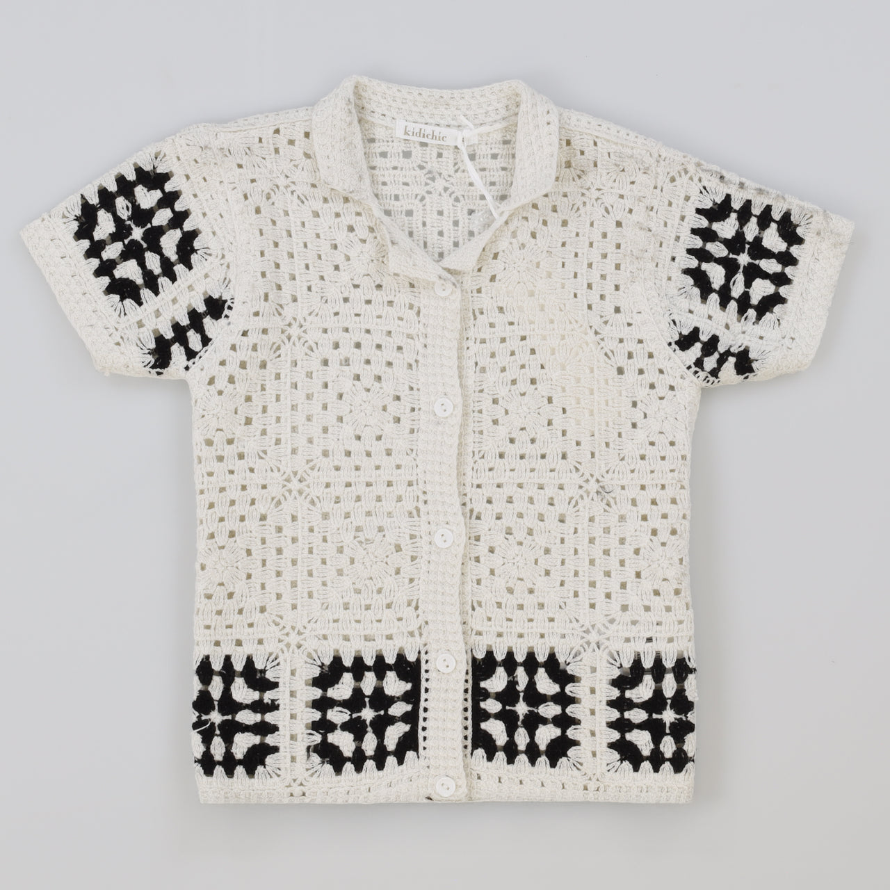 Boys Crochet Knit Top