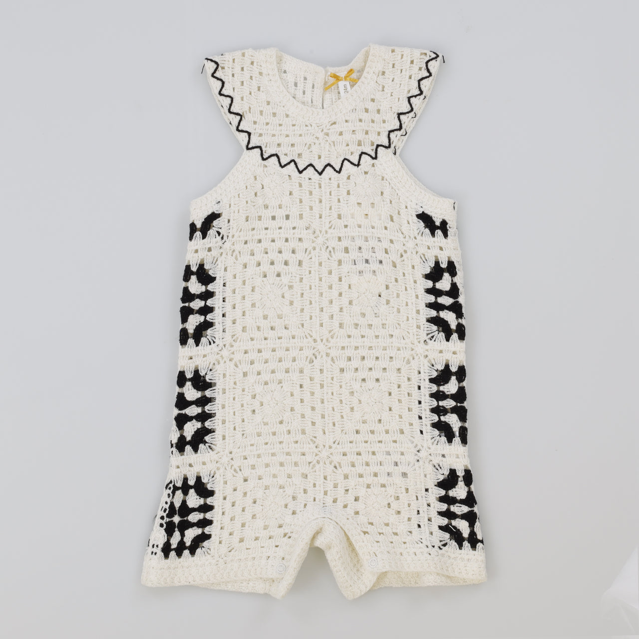 Girls Crochet Knit Overall