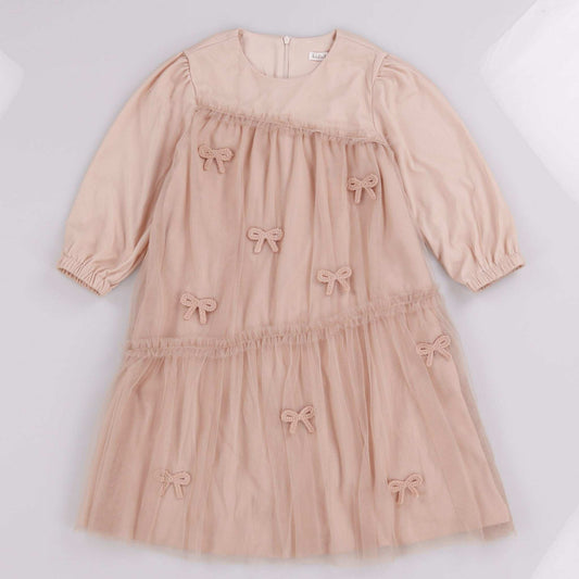 Bow Mesh Dress - Kidichic