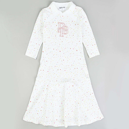 Bowling Polo Dress - Kidichic